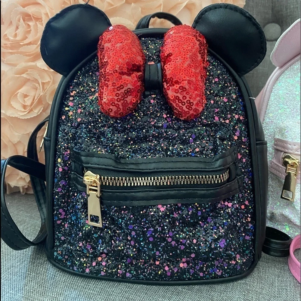 Miniature mouse bow‎ ears bookbag
